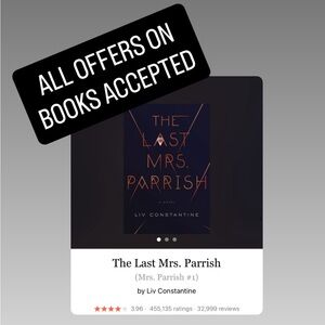The Last Mrs. Parrish paperback book by Liv Constantine